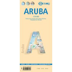 Aruba 1 : 50 000. Road Map + City Maps: Aruba, Lesser Antilles, ABC Islands, Beaches, Oranjestad, San Nicolas. Laminiert [Folded Map] (Landkarte) 